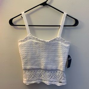 Hollister Crochet Tank Top